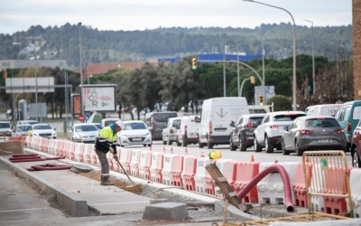 Estat de les obres de la Rambla Ibèria/ Roger Benet